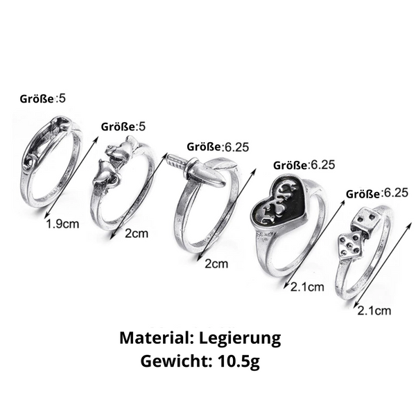 Lanoir™ - Mehrteiliges Ring-Set für Frauen