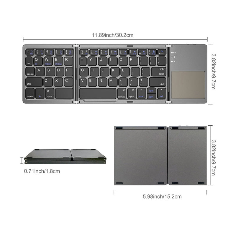 KeyFold™ – Kabellose Bluetooth-Tastatur
