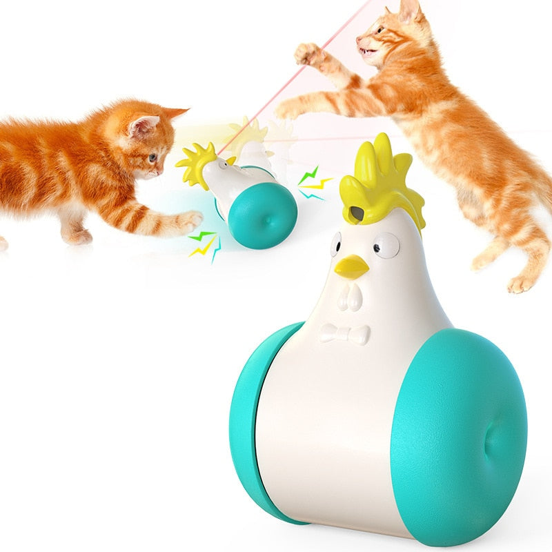 Mucatt™ - Huhn-Spielzeug mit Laserlicht für Katzen