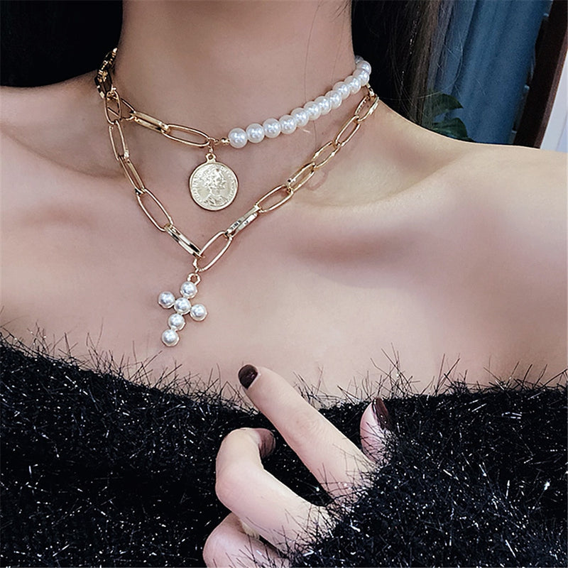 Habozo™  - Elegante Perlen-Halskette [1+1 GRATIS]
