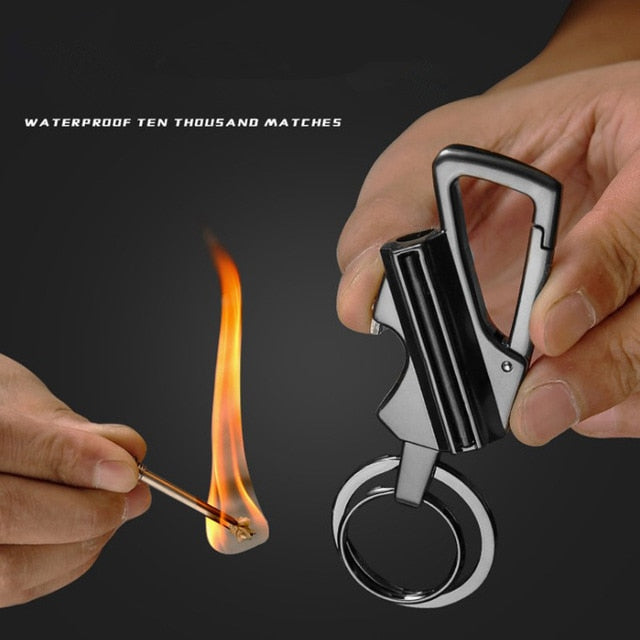 Incindio™️ Haken-Schlüsselanhänger + Feuerstarter