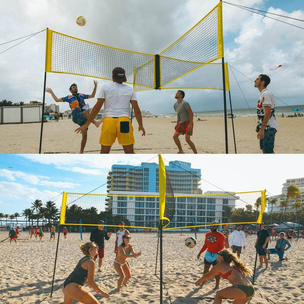 TopSquad™ - Volleyballnetz für vier Personen
